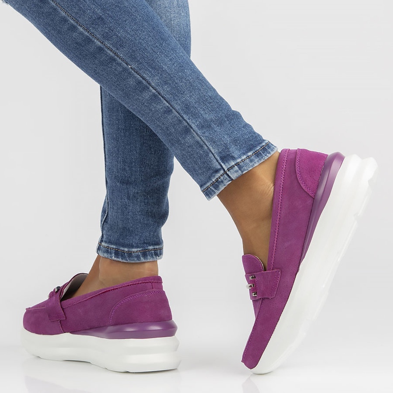 Nahkakengät Filippo DP3504 / 22 Fh fuksia vaaleanpunainen 1