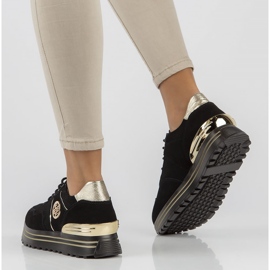 Nahkalenkkarit Filippo DP3538 / 22 Bk Go musta 2