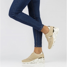 Nahkalenkkarit Filippo DP3550 / 22 Beige 2