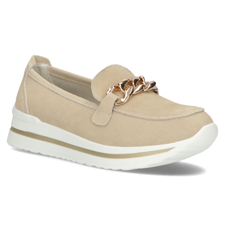 Nahkakengät Filippo DP3555 / 22 Beige 1