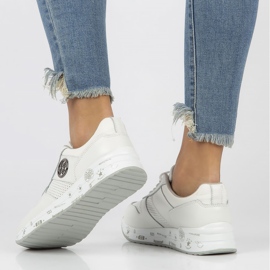 Nahkalenkkarit Filippo DP3542 / 22 Wh valkoinen 1