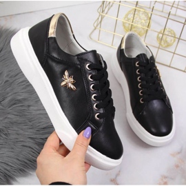 Nahkakengät alustalla Vinceza W JAN119A mustat 1