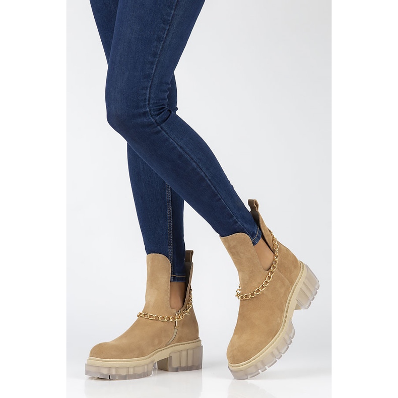 Mokkasaappaat Filippo 30065 kameli beige ruskea 1