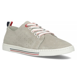 Nahkakengät Filippo DP3507 / 22 Gr harmaa 1