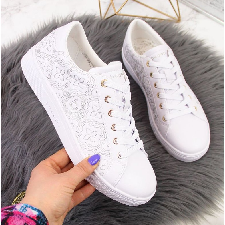 Tennarit Bugatti W INT1725 valkoiset valkoinen 1