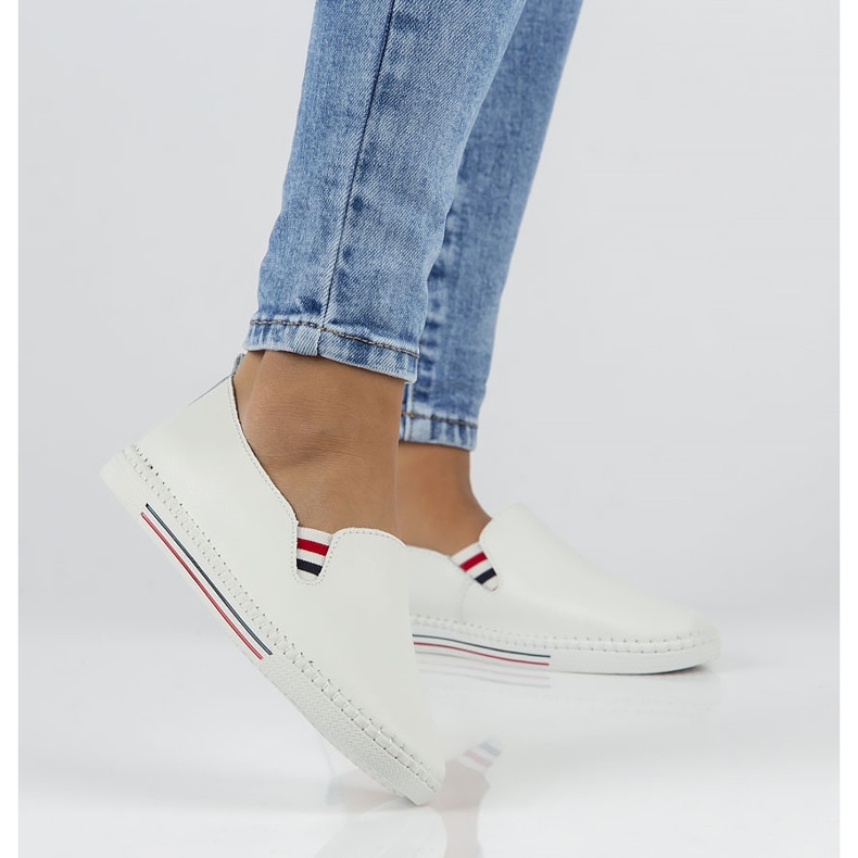 Nahkakengät FILIPPO DP066 / 22 Wh valkoinen 1