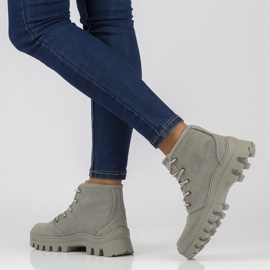 Nahkalenkkarit Filippo DBT3523 / 22 Gr harmaa 1