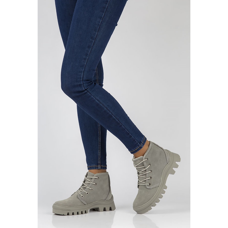 Nahkalenkkarit Filippo DBT3523 / 22 Gr harmaa 2