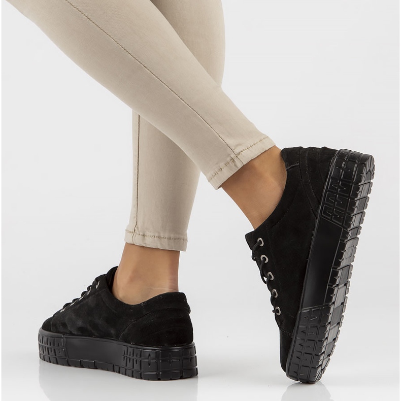 Nahkaiset lenkkarit FILIPPO DP3527 / 22 Bk mustat 1