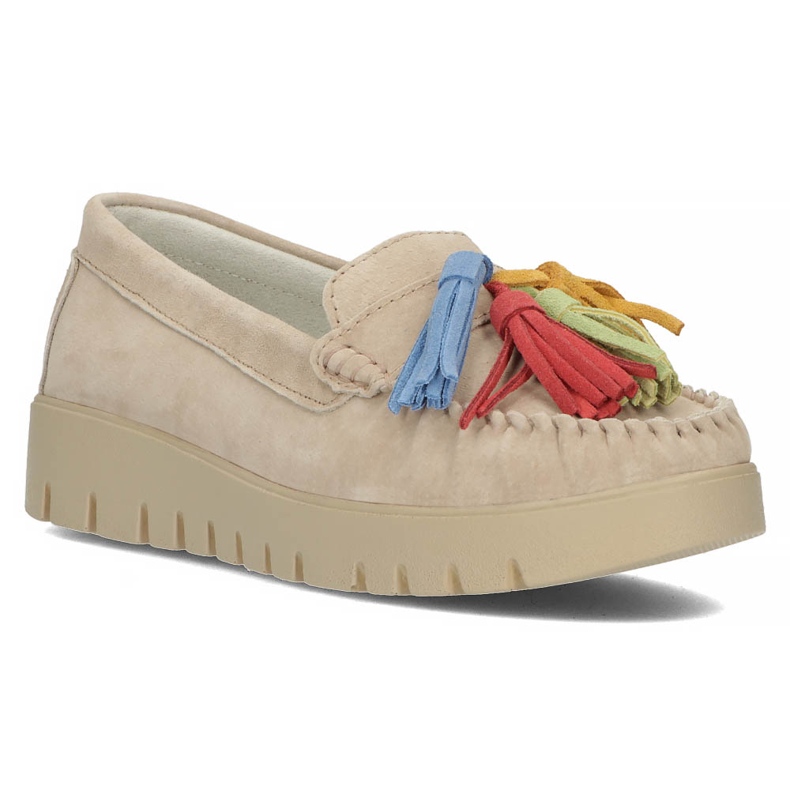 Nahkakengät Filippo DP3535 / 22 Beige 1