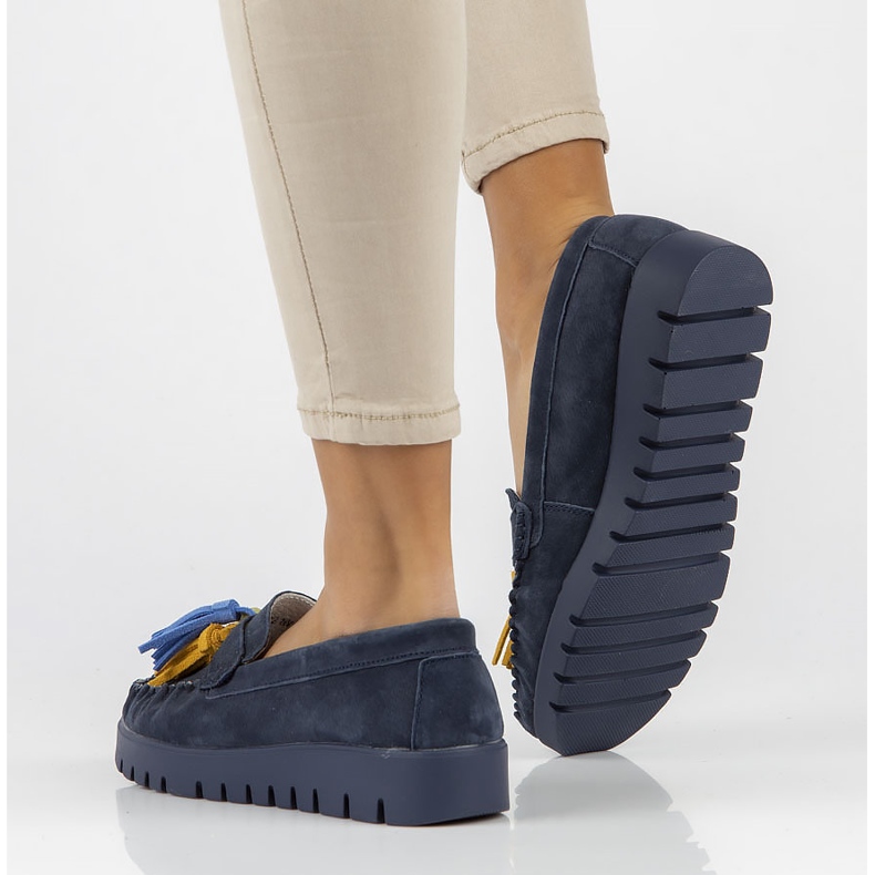 Nahkakengät Filippo DP3535 / 22 Nv laivastonsininen 2