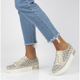 Nahkakengät FILIPPO DP2026 / 22 Go golden kultainen 2