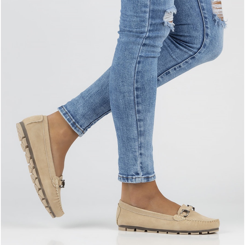 Nahkahousut Filippo DP3613 / 22 Beige 1