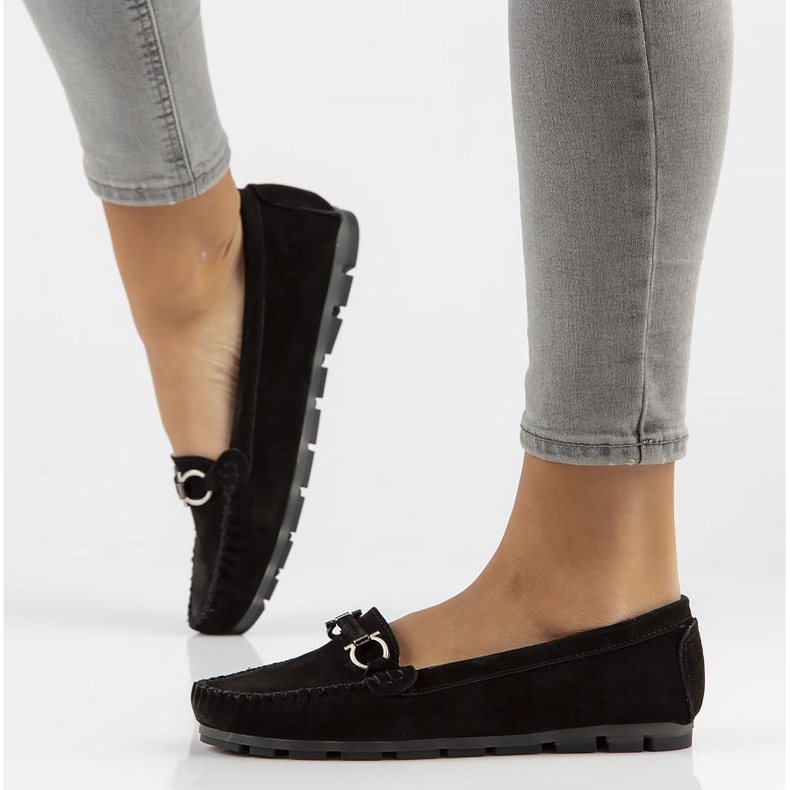 Nahkaiset mokasiinit Filippo DP3613 / 22 Bk musta 1