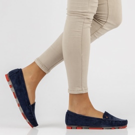 Nahkahousut Filippo DP2037 / 22 Nv Rd tummansininen laivastonsininen 1