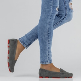 Harmaa nahkainen Filippo DP2037 / 22 Gr Rd -loafers 1