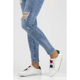 Nahkakengät Filippo DP2155 / 22 Wh valkoinen 1