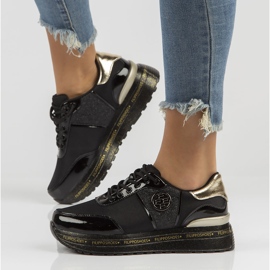 Nahkalenkkarit Filippo DP3688 / 22 Bk mustat 1