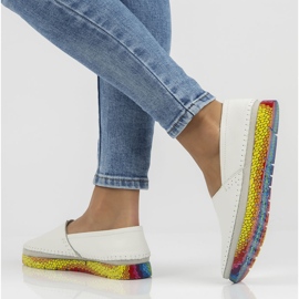 Nahkakengät Filippo DP1213 / 22 Wh valkoinen 1