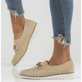 Nahkakengät Filippo DP3696 / 22 Beige 1