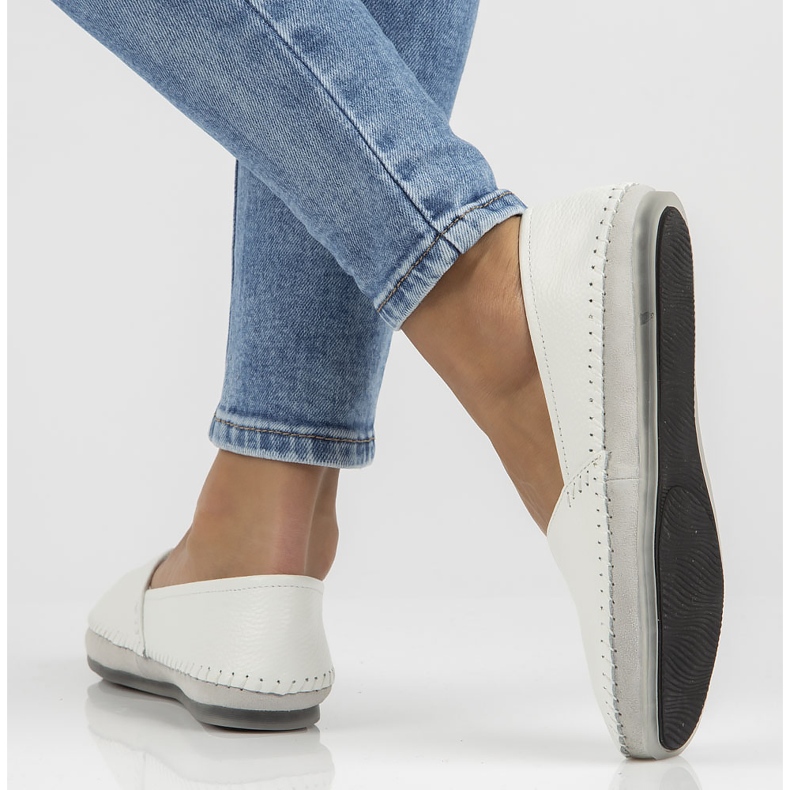 Nahkakengät Filippo DP031 / 22 Wh valkoinen 1