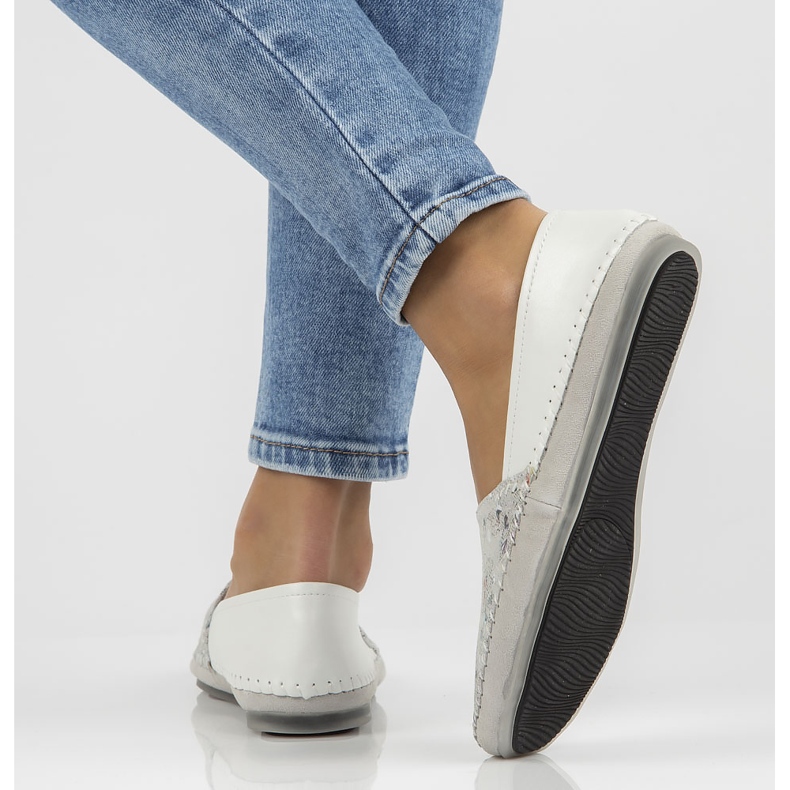 Nahkakengät Filippo DP031 / 22 Wh Bl valkoinen sininen 2