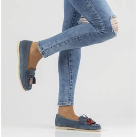 Nahkahousut Filippo DP3512 / 22 Nv laivastonsininen 2