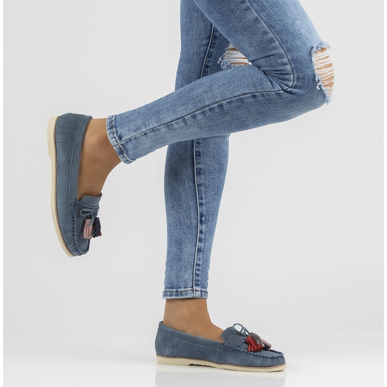 Nahkahousut Filippo DP3512 / 22 Nv laivastonsininen 2