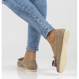 Nahkahousut Filippo DP3512 / 22 Beige 1