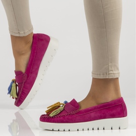 Nahkakengät Filippo DP3535 / 22 Fh pinkki vaaleanpunainen 1