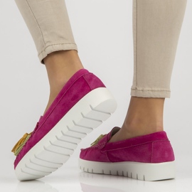 Nahkakengät Filippo DP3535 / 22 Fh pinkki vaaleanpunainen 2