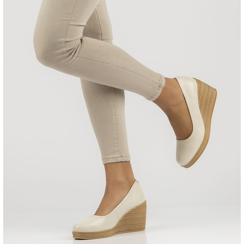 Nahkakengät Filippo DP3521 / 22 Beige 1