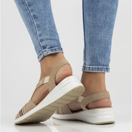 Nahkasandaalit Filippo DS3500 / 22 Beige 1