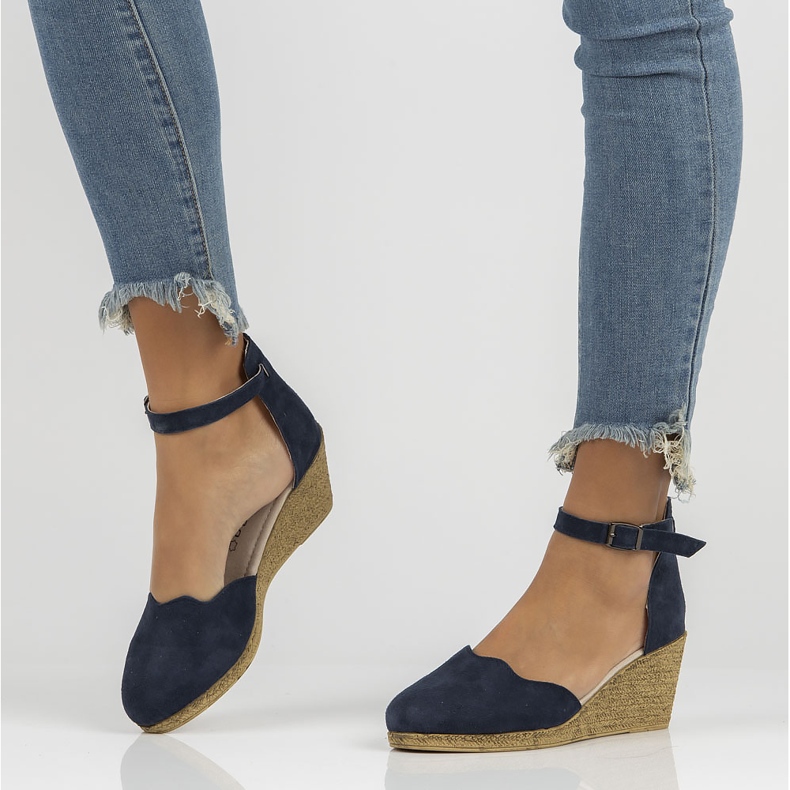 Nahkasandaalit Filippo DS1394 / 22 Nv laivastonsininen 2