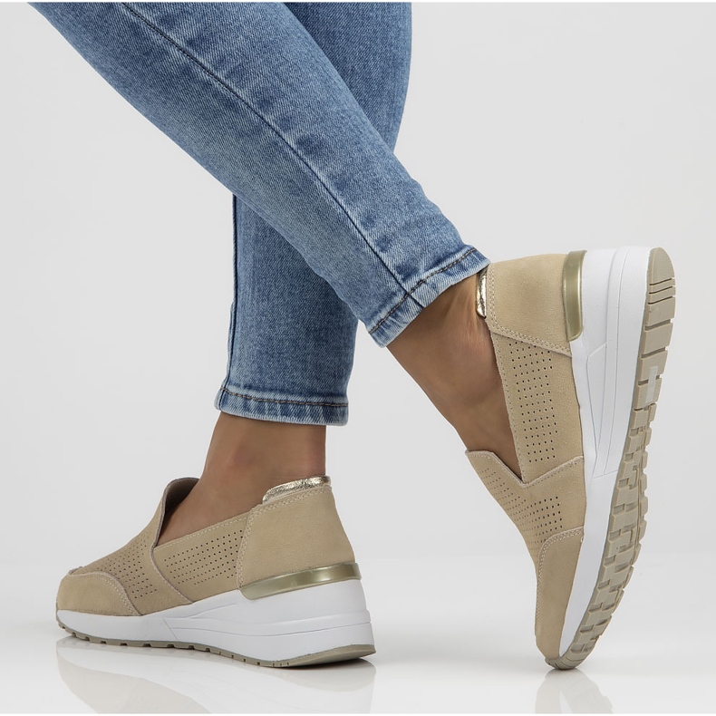 Nahkakengät Filippo DP3537 / 22 Beige 2