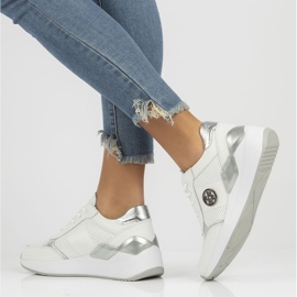 Nahkalenkkarit Filippo DP3553 / 22 Wh valkoinen 1