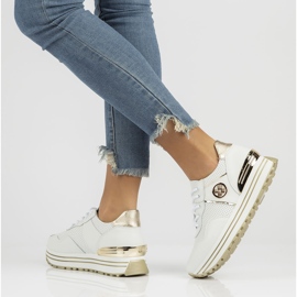 Nahkalenkkarit Filippo DP3538 / 22 Wh valkoinen 1