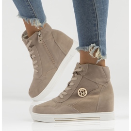 Nahkalenkkarit Filippo DBT3552 / 22 Beige 8