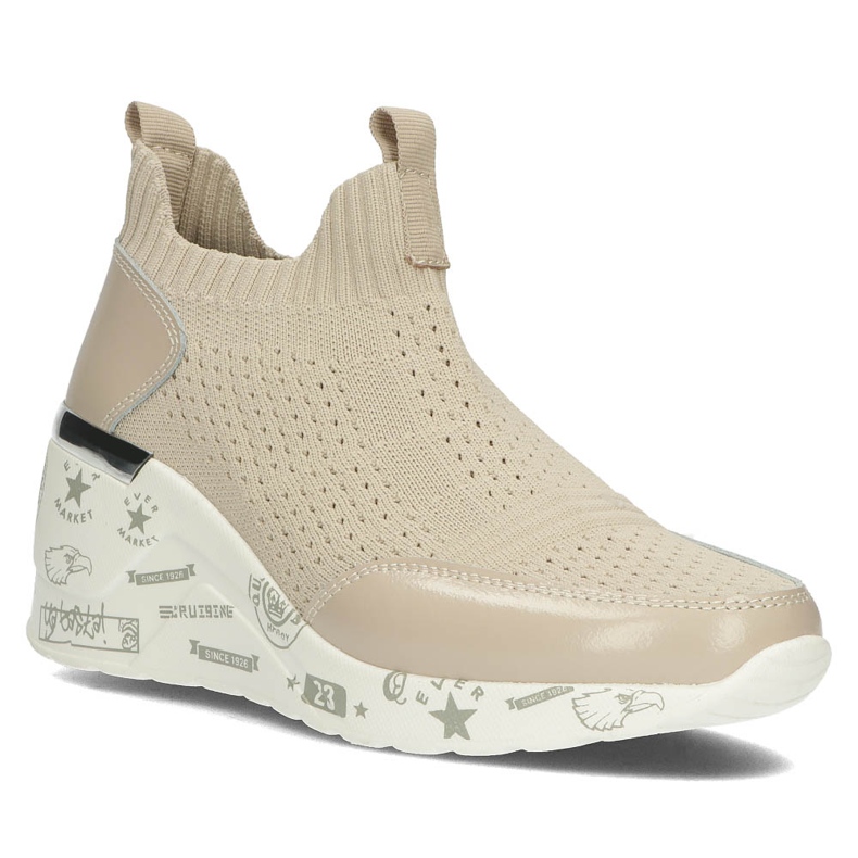 Nahkakengät Filippo DP3551 / 22 Beige 1