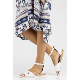 Nahkasandaalit Filippo DS3900 / 22 Wh valkoinen 1