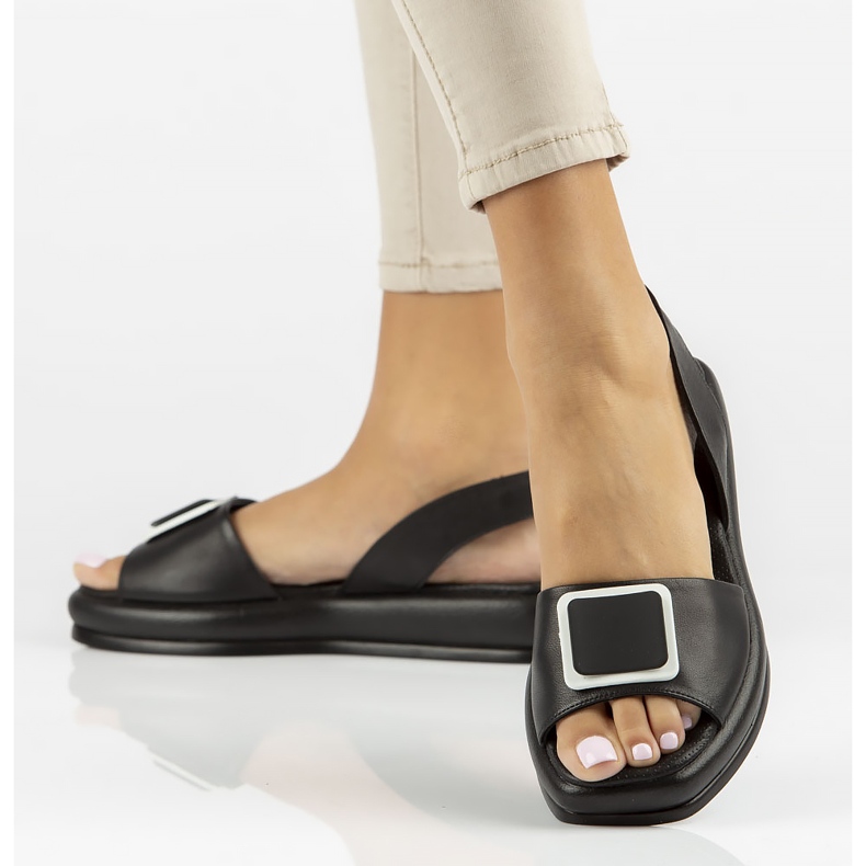 Nahkasandaalit Filippo DS3902 / 22 Bk musta 1