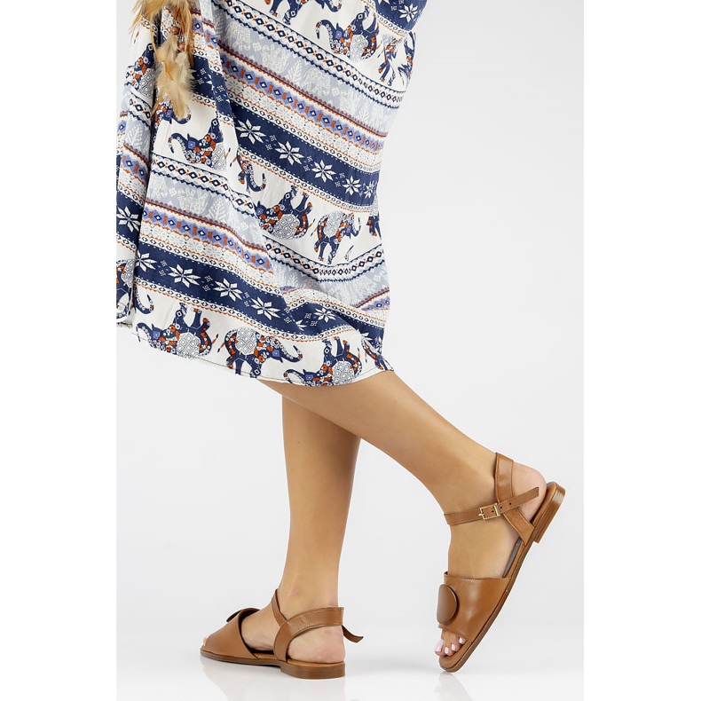 Nahkasandaalit Filippo DS3900 / 22 Br ruskea 1