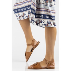 Nahkasandaalit Filippo DS3900 / 22 Br ruskea 2