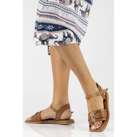 Nahkasandaalit Filippo DS3901 / 22 Br ruskea 2