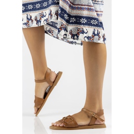 Nahkasandaalit Filippo DS3901 / 22 Br ruskea 1