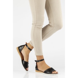 Nahkasandaalit Filippo DS3914 / 22 Bk musta 1