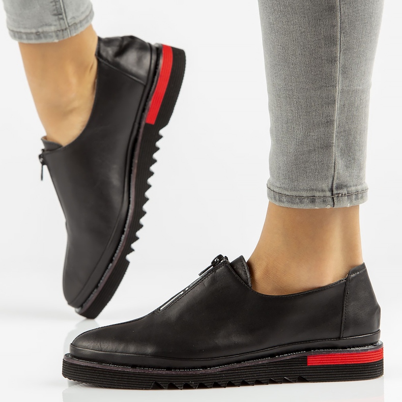 Nahkakengät Filippo DP3915 / 22 Bk mustat 1