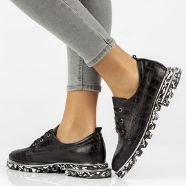 Nahkakengät Filippo DP3918 / 2022 Bk musta 1