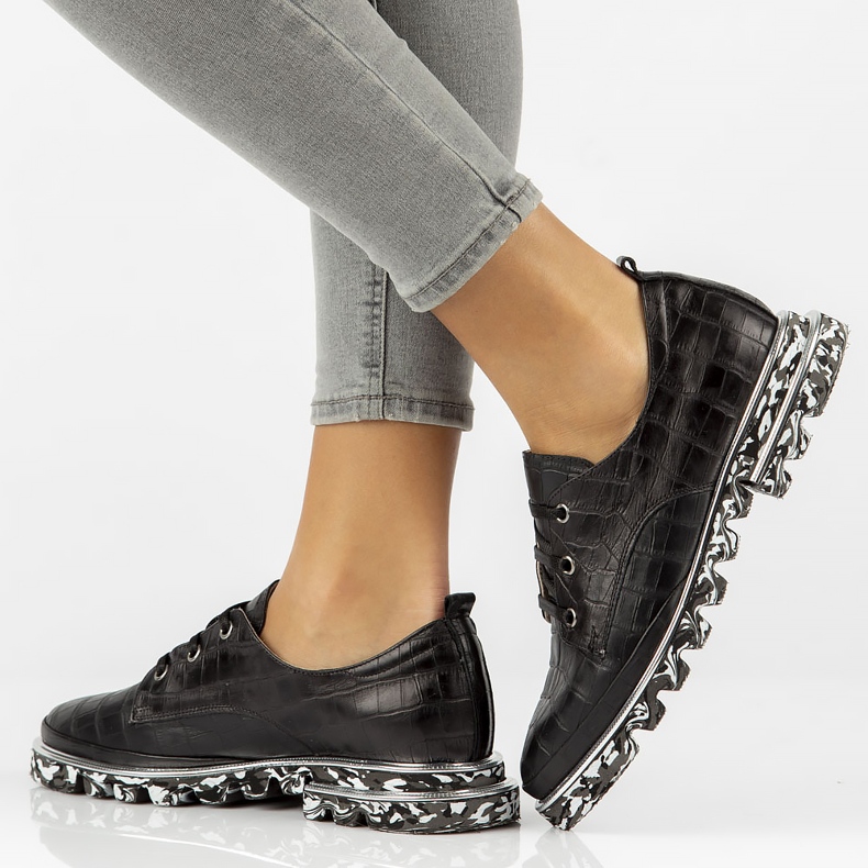 Nahkakengät Filippo DP3918 / 2022 Bk musta 1