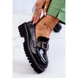 S.Barski Lakatut nahkakengät mustalla Corinella 1